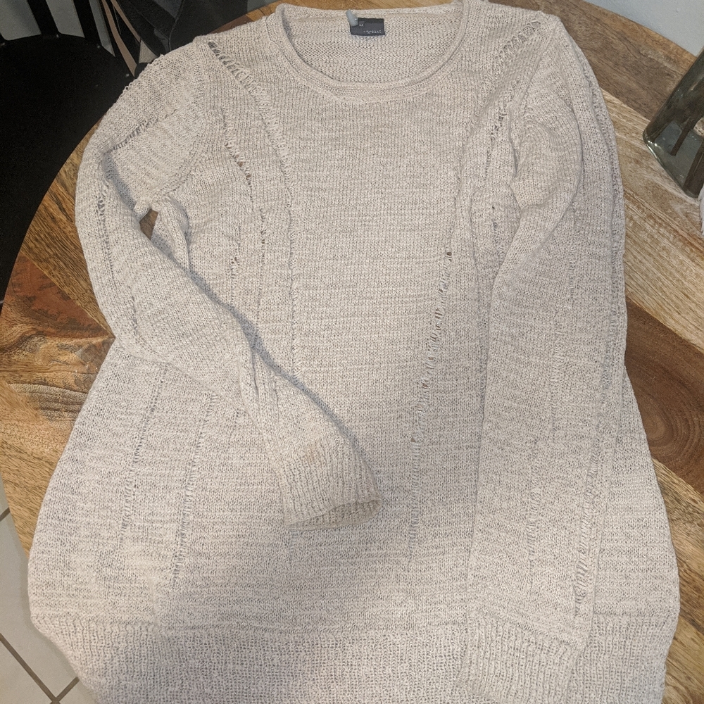 Long cream sweater urban outfitters